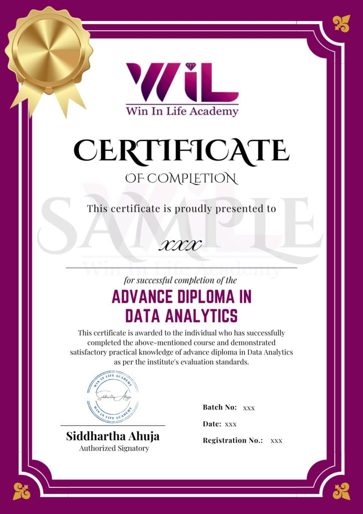 Advance Diploma in Data Analytics