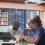 Python ML libraries shown for beginners on a computer screen.