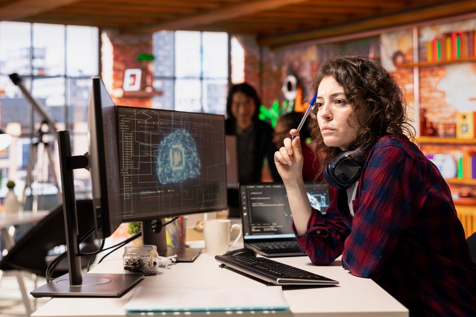 Python ML libraries shown for beginners on a computer screen.