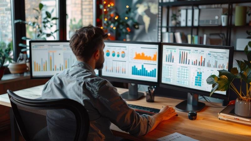 DAX functions in Power BI showing examples like SUM, CALCULATE, COUNTROWS, and DISTINCTCOUNT for data analysis