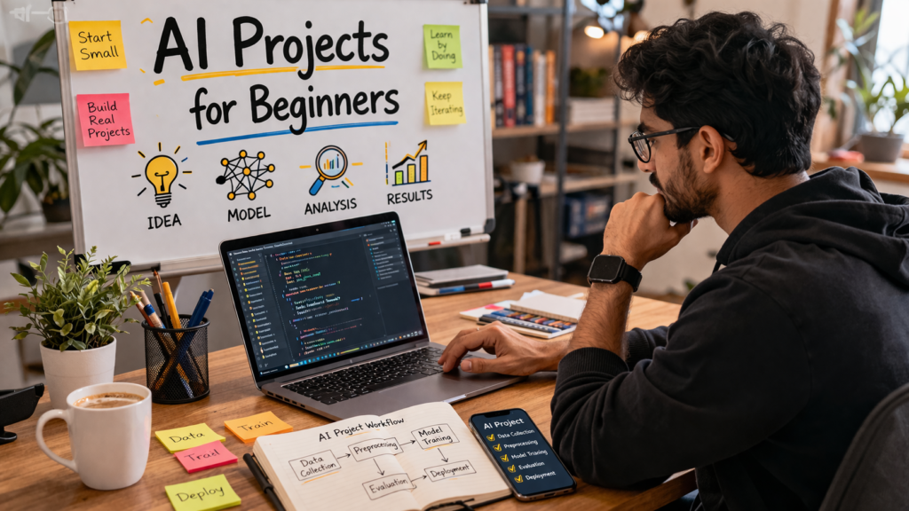 Beginner-friendly AI projects showcasing practical machine learning applications using Python