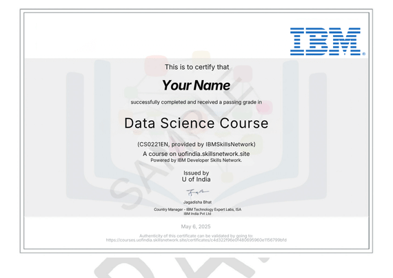 Data Science Course
