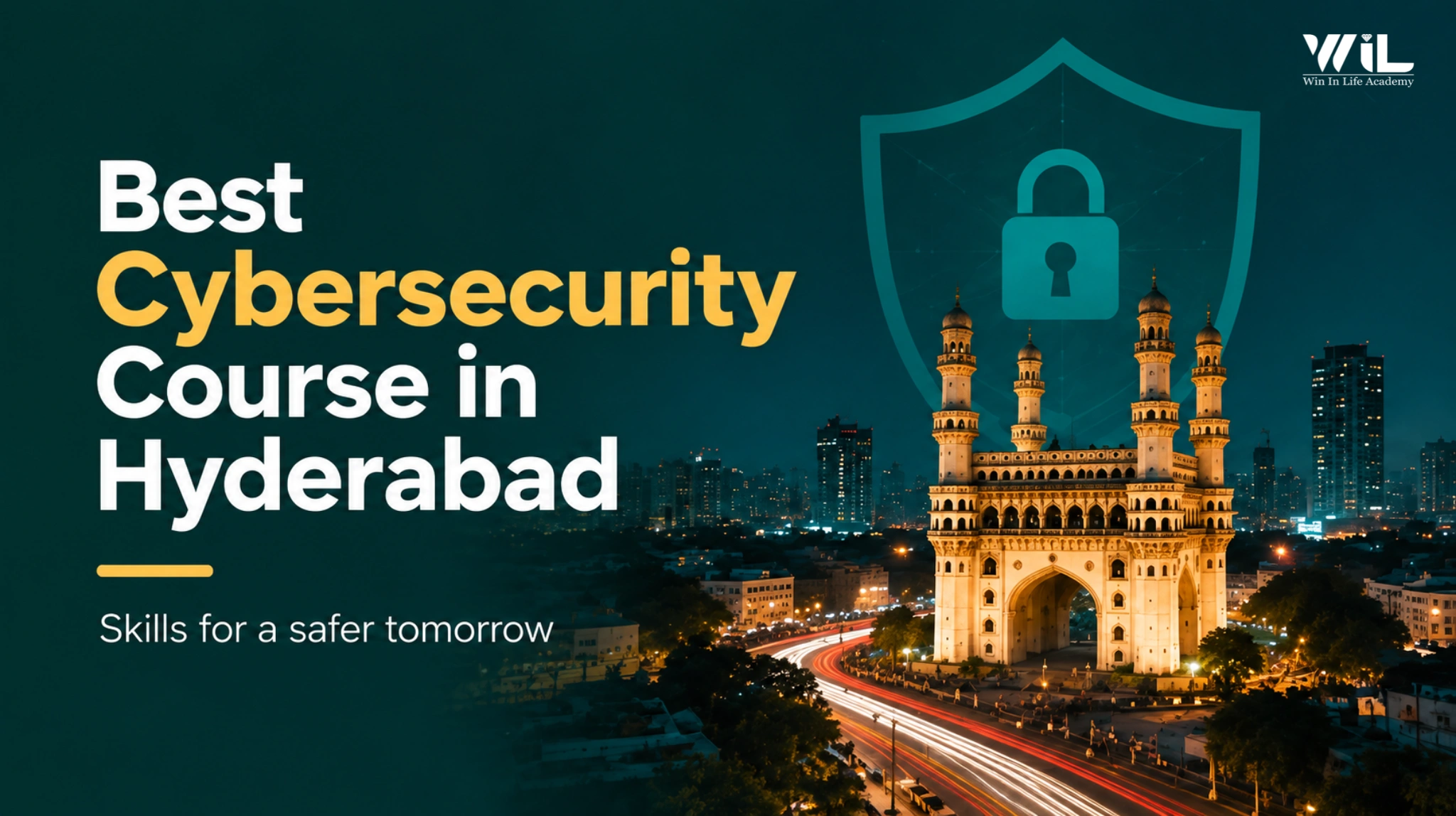 Cyber security course in Hyderabad covering ethical hacking, network security, threat detection, and cybersecurity skills